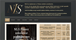 Desktop Screenshot of nls.pl